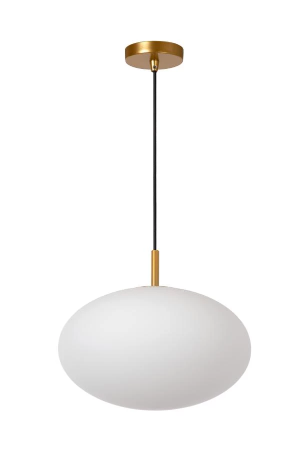 Lucide ELYSEE - Pendant light - Ø 30 cm - 1xE27 - Opal - off